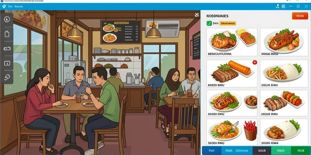 Tampilan antarmuka yang menarik dan mudah digunakan.