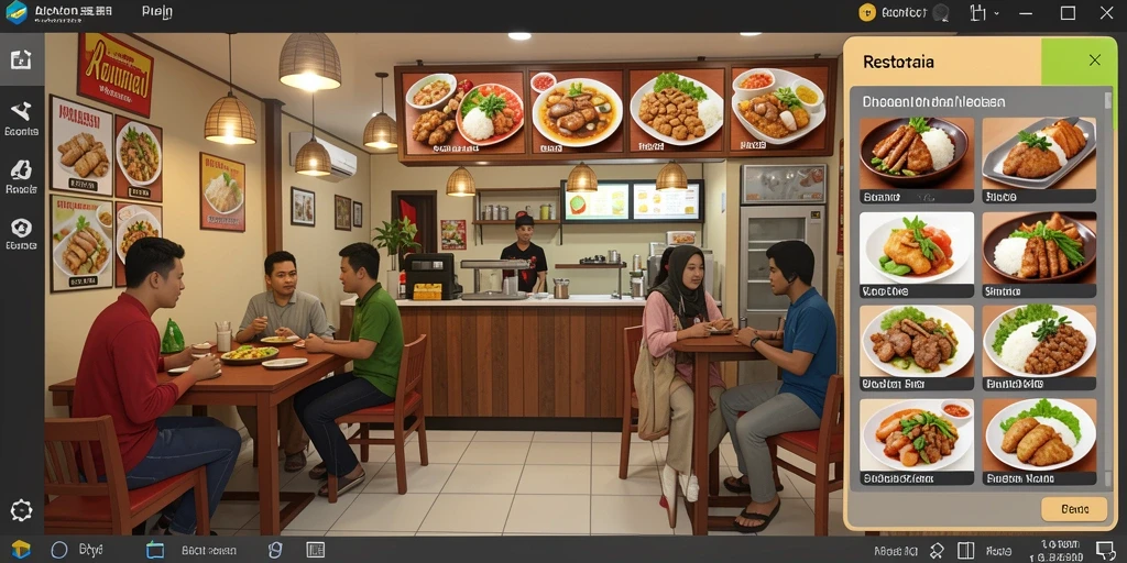 Tampilan grafis yang memukau dan warna cerah.