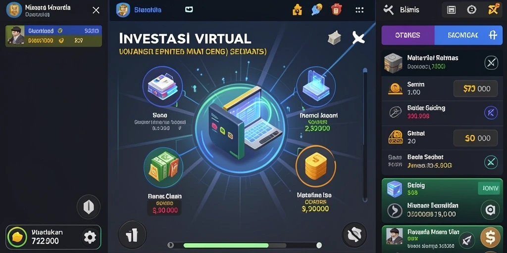 Tampilan awal permainan yang menarik dan intuitif.