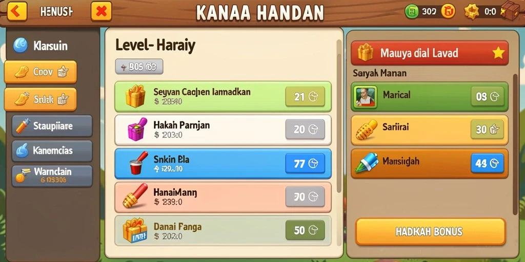 Tampilan antarmuka yang menarik dan mudah digunakan.
