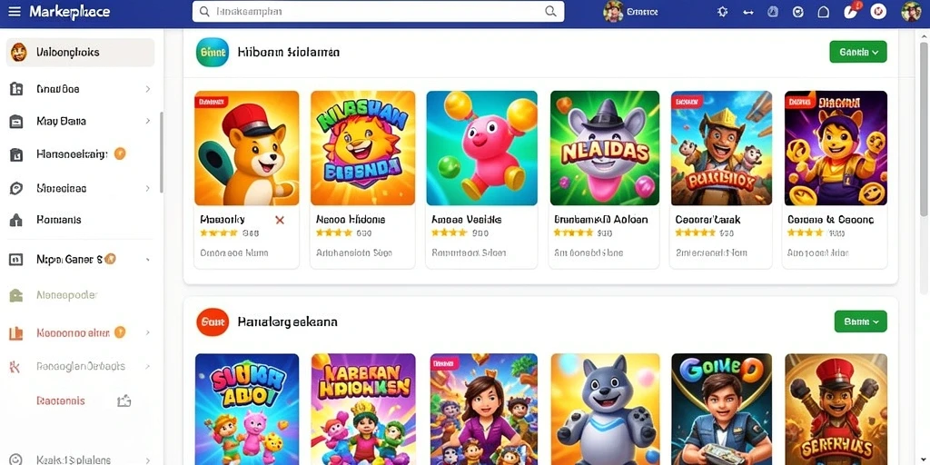 Tampilan antarmuka aplikasi yang user-friendly.