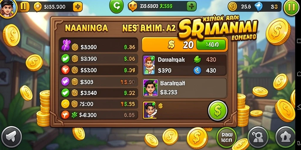 Tampilan antarmuka permainan yang intuitif dan menarik.