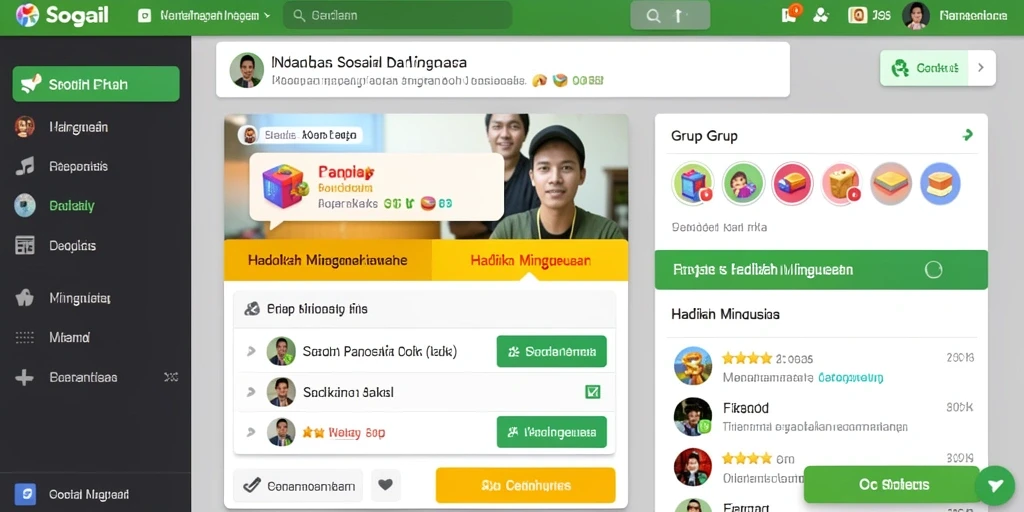 Antarmuka pengguna yang intuitif dan mudah digunakan.